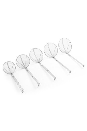 HENDI Cedzak sitko do smażenia w głębokim oleju ze stali nierdzewnej śr. 160 mm - 640401