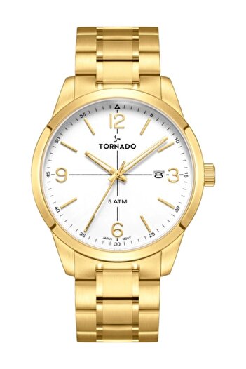 Tornado Classic Men's Analog White Dial Watch - T24007-GBGW