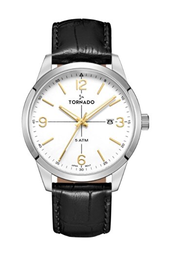 Tornado Classic Men's Analog White Dial Watch - T24007-SLBW