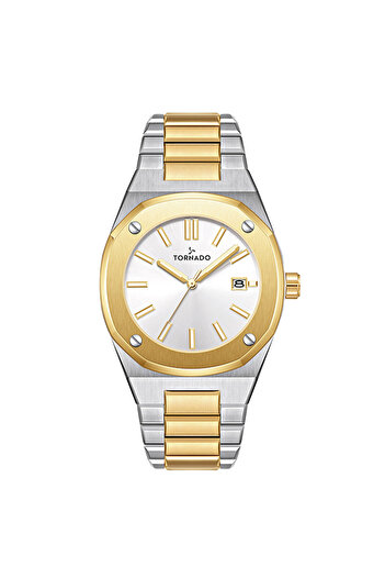 Tornado AURORA TWILIGHT Men's Analog White Dial Watch - T23003-TBTW