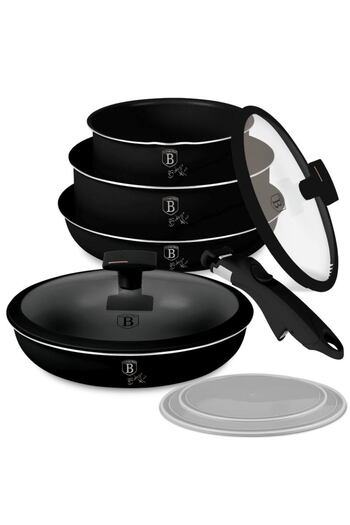Berlinger Haus 9-piece titanium-coated cookware set, Monaco Collection
