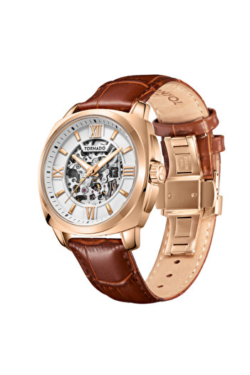 Tornado AUTONOVA Men's Automatic White Dial Dial Watch - T7316-RLDW