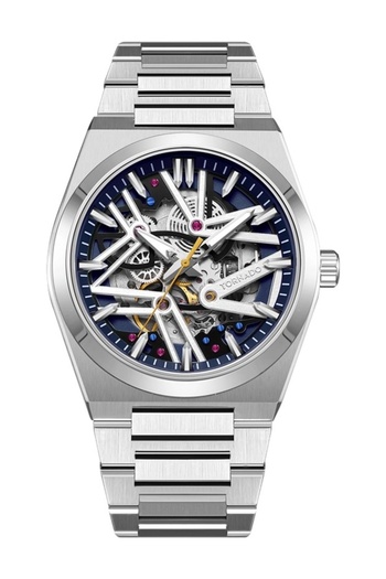 Tornado Autonova Men's Automatic Blue Dial Watch - T24301-SBSN