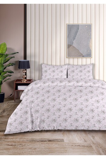 Evim Fulya 100% Cotton Double Duvet Cover Set 200X220Cm Light Lilac