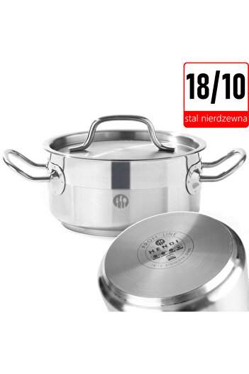 Other Profi Line low pot with lid 7.5 l diameter 280 x 120 h - Hendi 830505