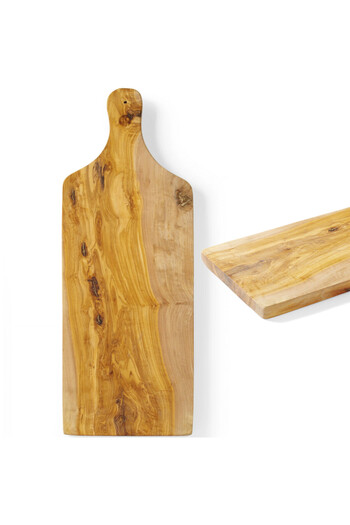 HENDI Platou de servire din lemn de măslin cu mâner 600 x 200 x 18 mm - 505267