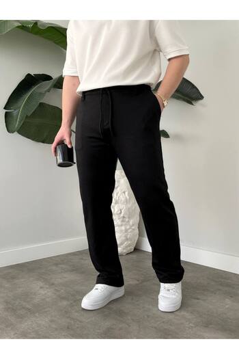 KHAYN ERKEK RAHAT KESİM PAMUKLU SLİM FİT LASTİKLİ BEL PANTALON KHKP2049