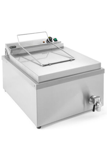 HENDI Friteuză tip friteuză pentru prăjirea gogoșilor de pește cu raft 12 l 3500 W - 205914