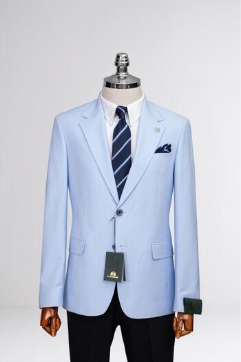 ilayda emir Mono Collar Blazer Jacket