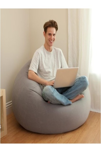 Intex Inflatable armchair 68579NP, 114xH71cm, PVC, gray