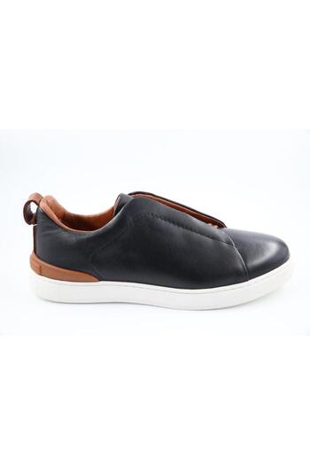 MARCOMEN 21474 Genuine Leather Black Men's Casual Shoes