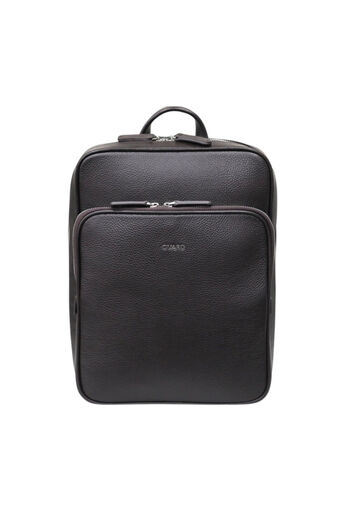 GUARD Brown Horizontal Genuine Leather Backpack Men P1928