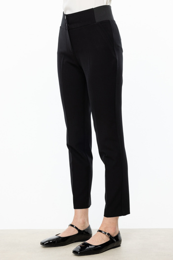 Ekol Double Button Trousers with Elastic Waist