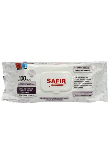 SAFİR FRESH MULTISURFACE WET WIPES 100PCS