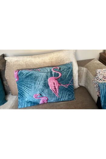MyStory Home Patterned 2-Piece Pillow Case -Flamingo