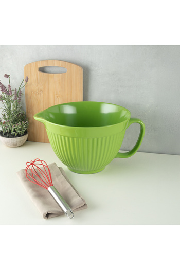 Aryıldız Daily Mixing Bowl with Handle Green 24 cm