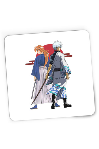 OEM Mousepad Gaming Rurouni Kenshin Kenshin Gintoki Samurai Pose, 21x19 cm