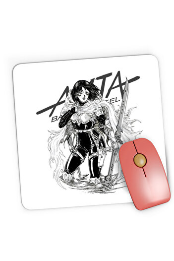 OEM Mousepad Gaming Battle Angel Alita Gally Armor Fight Anime Kage, 21x19 cm