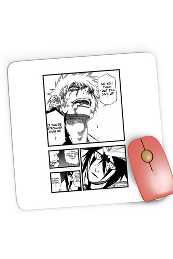 OEM Mousepad Gaming Bleach Ichigo Duplo Ninja Cosplay, 21x19 cm