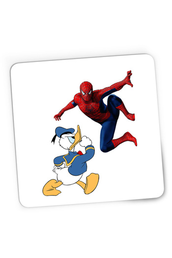 OEM Mousepad Gaming Donald Duck Spiderman Web Marvel DC Disney Angry, 21x19 cm