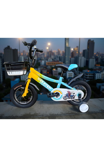 rexa Kids 12-Inch Bicycle with Training Wheels – Lightweight Frame & Colorful Design