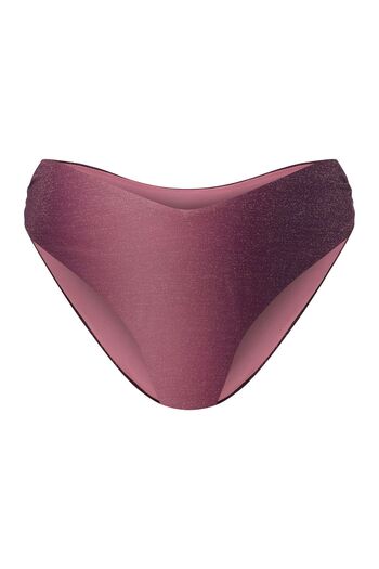 ESOTIQ Classic Bikini Bottom Brief with V-Waist Gradient Design with Metallic Thread | Zenith