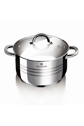 Blaumann Stainless steel casserole with lid 16 cm Gourmet Line