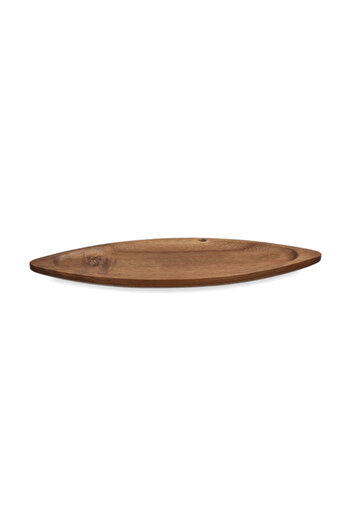 Bien Servi Oval Shaped Acacia Serving Tray 34 x 10.5cm