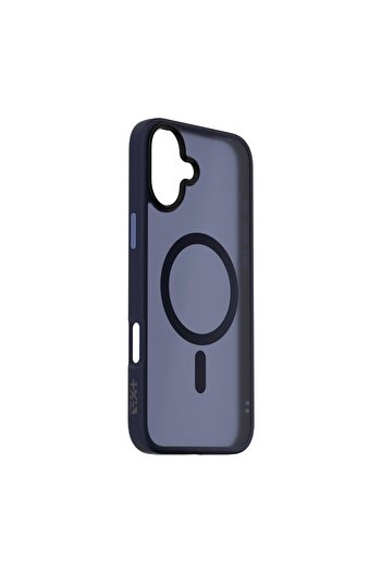NEXT ONE Husa de protectie NOA Mist Shield cu MagSafe pentru iPhone 16 Plus, Albastru