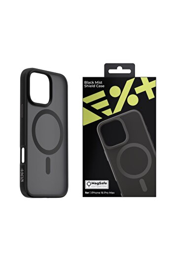 NEXT ONE NOA Mist Shield Protective Case with MagSafe for iPhone 16 Pro Max, Black