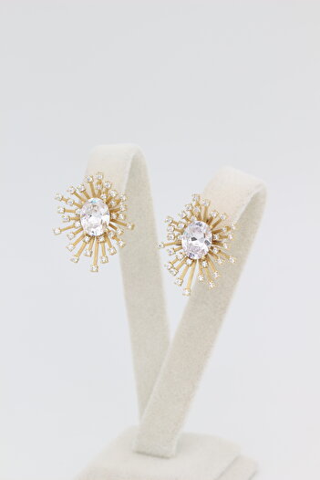 XUPING JEWELRY Style Pearl/Xuping Jewelry Sun Zircon Stone Earring