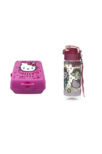 Hello Kitty Μπουκάλι νερού και δοχείο διατροφής 500 ml