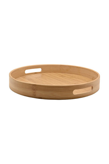Bien Servi Round Shaped High Quality Sustainable Bamboo Tray