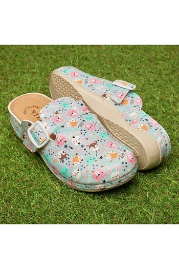 Tellus Women's medical clogs 25-19, Animals