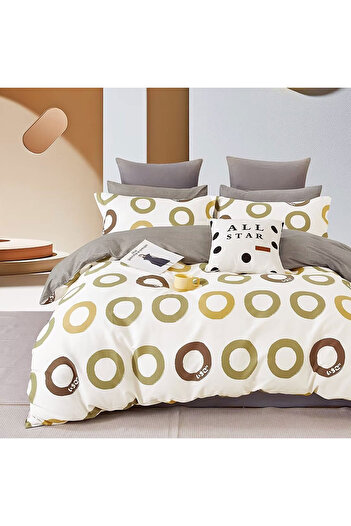 Pucioasa Printed Percale Bed Linen (Prc119) - One Person