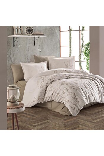 Pucioasa Satin Bed Linen Classy King Size (Terra)