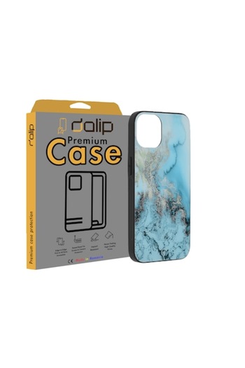 dalip Husa pentru Honor Magic5 Lite, Blue Aqua Design, Silicon, Albastru