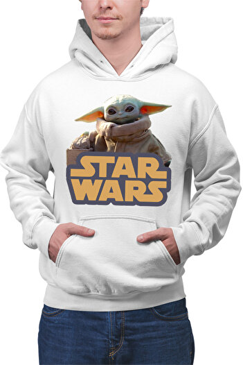 OEM Men's Hoodie Star Wars Baby Yoda Cute Small Logo Power