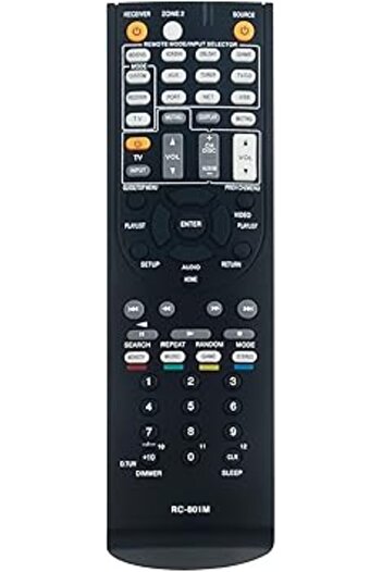 The Bros RC-801M Remote for Onkyo Receiver HT-R990, TX-NR509, HT-S9400, HT-RC360 & More