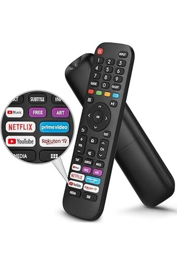The Bros Universal Remote for Hisense Smart TVs – Compatible with ERF2G60H, EN2A27, EN2BK27S