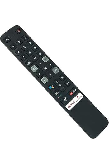 The Bros RC901V-FUR1 Voice Remote for TCL 06-BTZNYY & 06-BTZNYY-1002 with YouTube, Netflix & Freeview Play