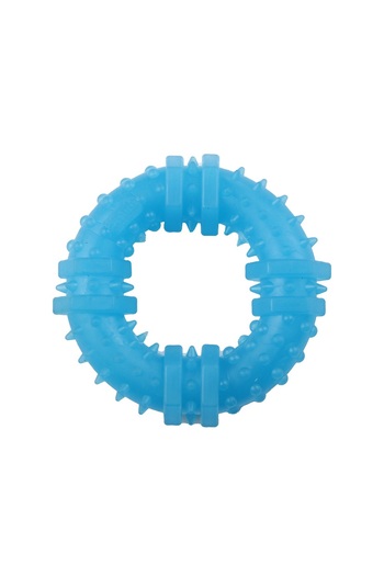 Agility Jucarie pentru caini, forma de Inel cu Tepi, 12 cm, albastru