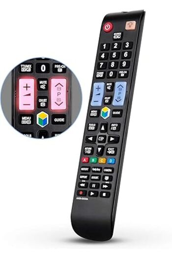 The Bros Universal Remote for All Samsung Smart TVs – Replacement with Illuminated Buttons