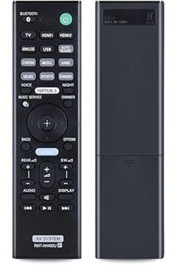 The Bros RMT-AH400U Remote for Sony Soundbar HT-Z9F/HTZ9F