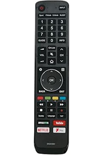 The Bros EN3X39H Replacement Remote Compatible with Hisense TV H43A6550 H43A6500 H50U7AUK 65U7AUK