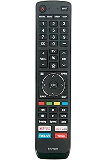 The Bros EN3V39H Remote for Hisense TV 55R6E 55H6080E 55R6000E 55H6E & More
