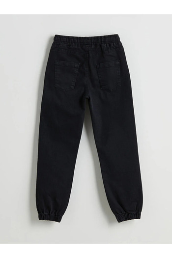 LC Waikiki Lcw Kids Black Elastic Waist Boys' Jeans Pants