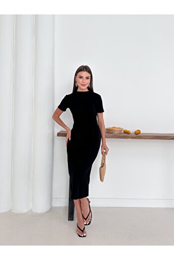 TrendyFashion Otaku Women's Modal Fabric Side Tie Detail Dress