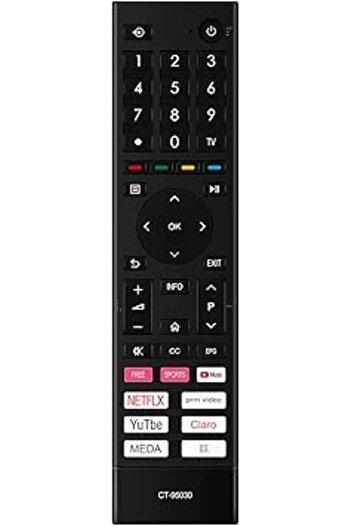The Bros CT-95030 Replacement Remote for Toshiba & Hisense Smart 4K LED LCD TVs