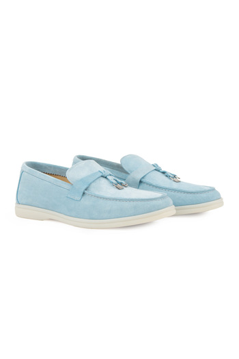 Pegia Γνήσιο Suede Ανδρική αγκράφα Loafer 500910